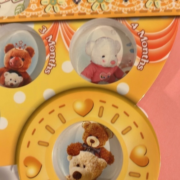 Baby Picture Frame Monthly Bear Plastic - Picture 6 of 6